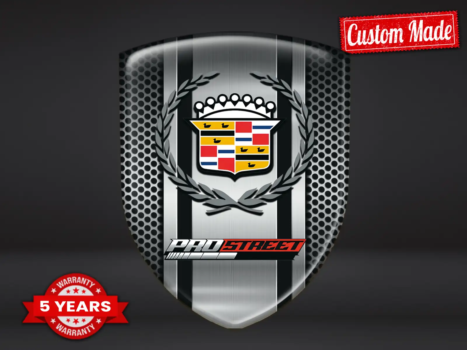 Cadillac Fensteraufkleber Sportlich Racing Hochwertig Auto
